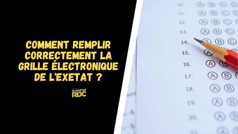 Remplir Correctement la Grille Électronique de l'Exetat 2025