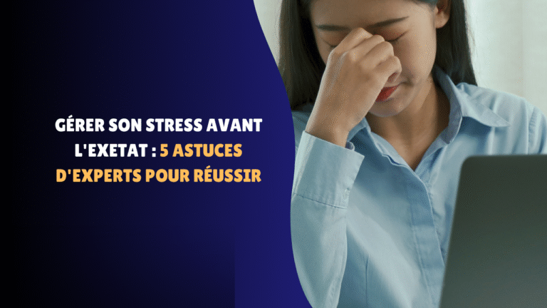 Gérer son Stress avant l'Exetat